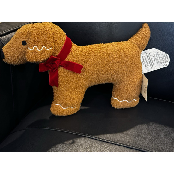 NEW Target Bullseye Gingerbread Dog Pillow Christmas Cottage Core Holiday 2025 - Picture 16 of 16